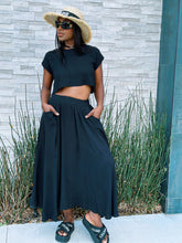 Load image into Gallery viewer, Skirt and Crop Top Set
