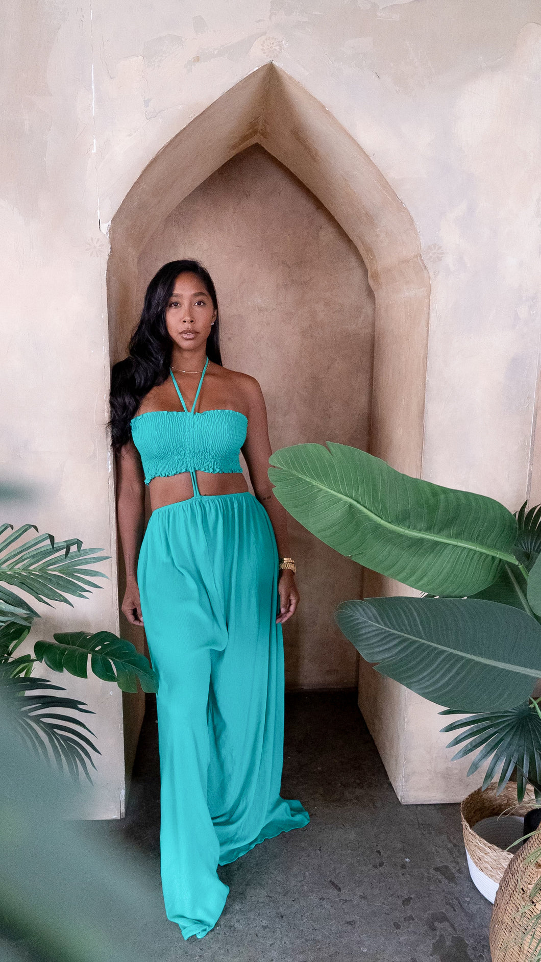 Aqua Day Jumpsuit